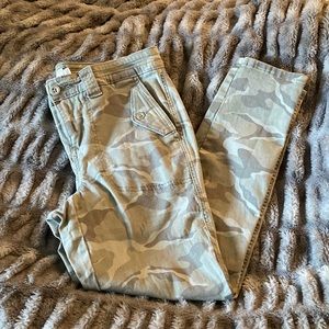 Torrid Green Camo Crop Skinny Pants